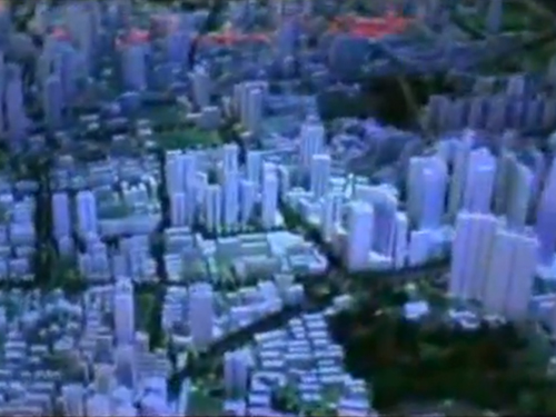 大型數(shù)字沙盤(pán)結(jié)合投影對(duì)位范例